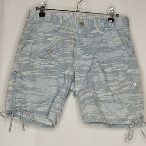 Armani Exchange Camo Print Drawstring Shorts - Size 2